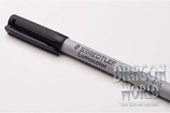 Water Soluble Single Black Marker Broad-Tip